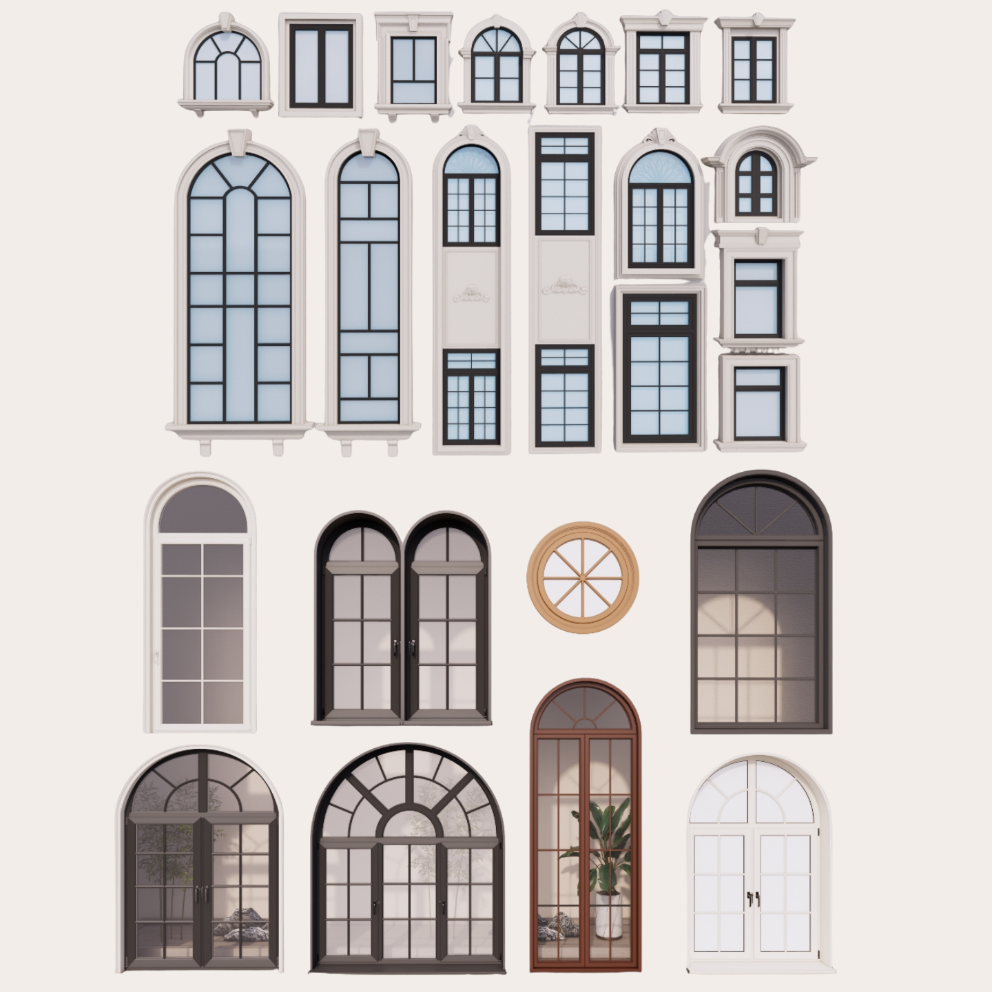1,500+ Window Models for SketchUp