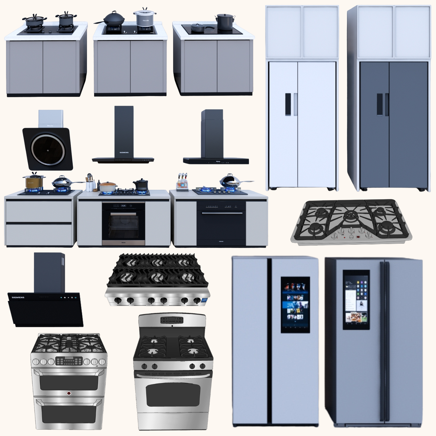 2,000+ SketchUp Home Appliance Models
