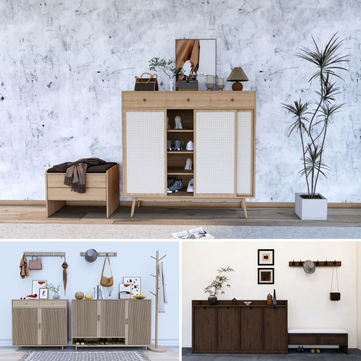 400 SketchUp Shoe Cabinet Models