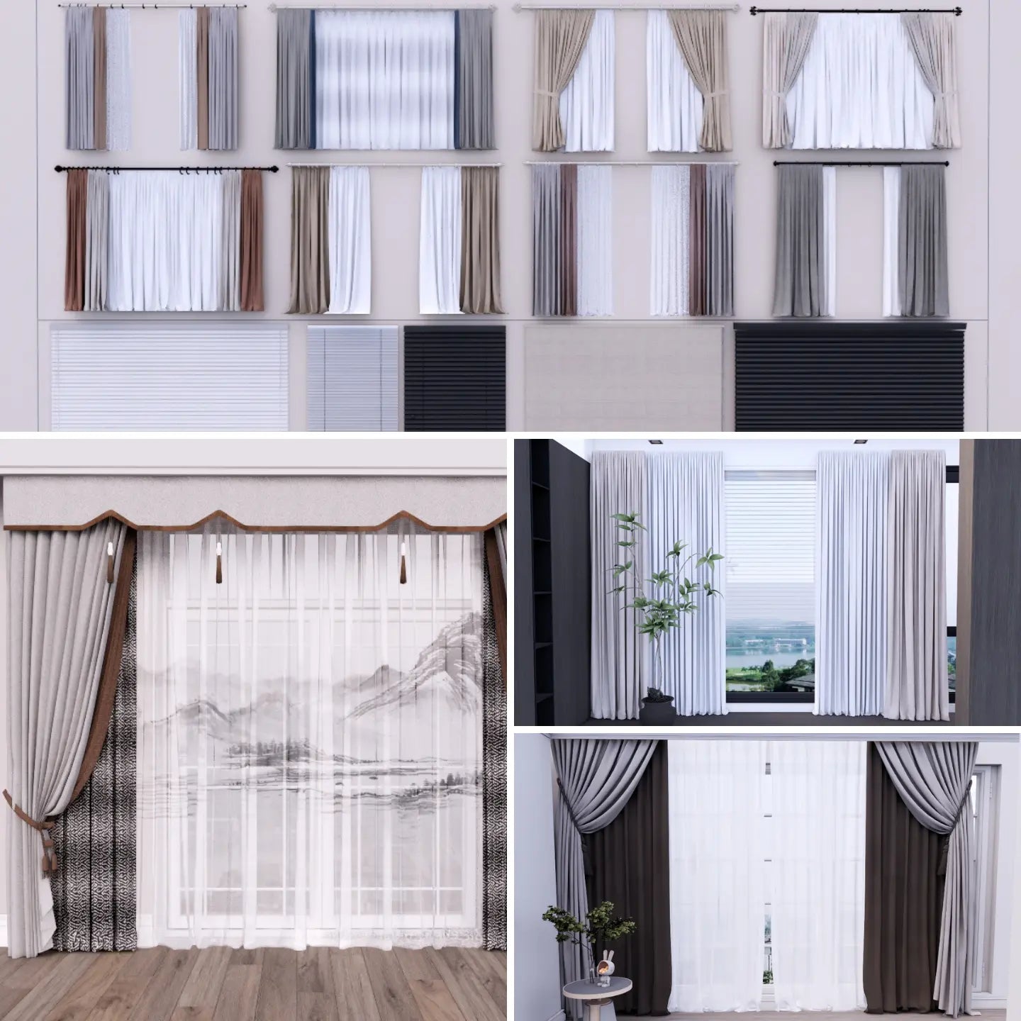 1,500+ SketchUp Curtain Models