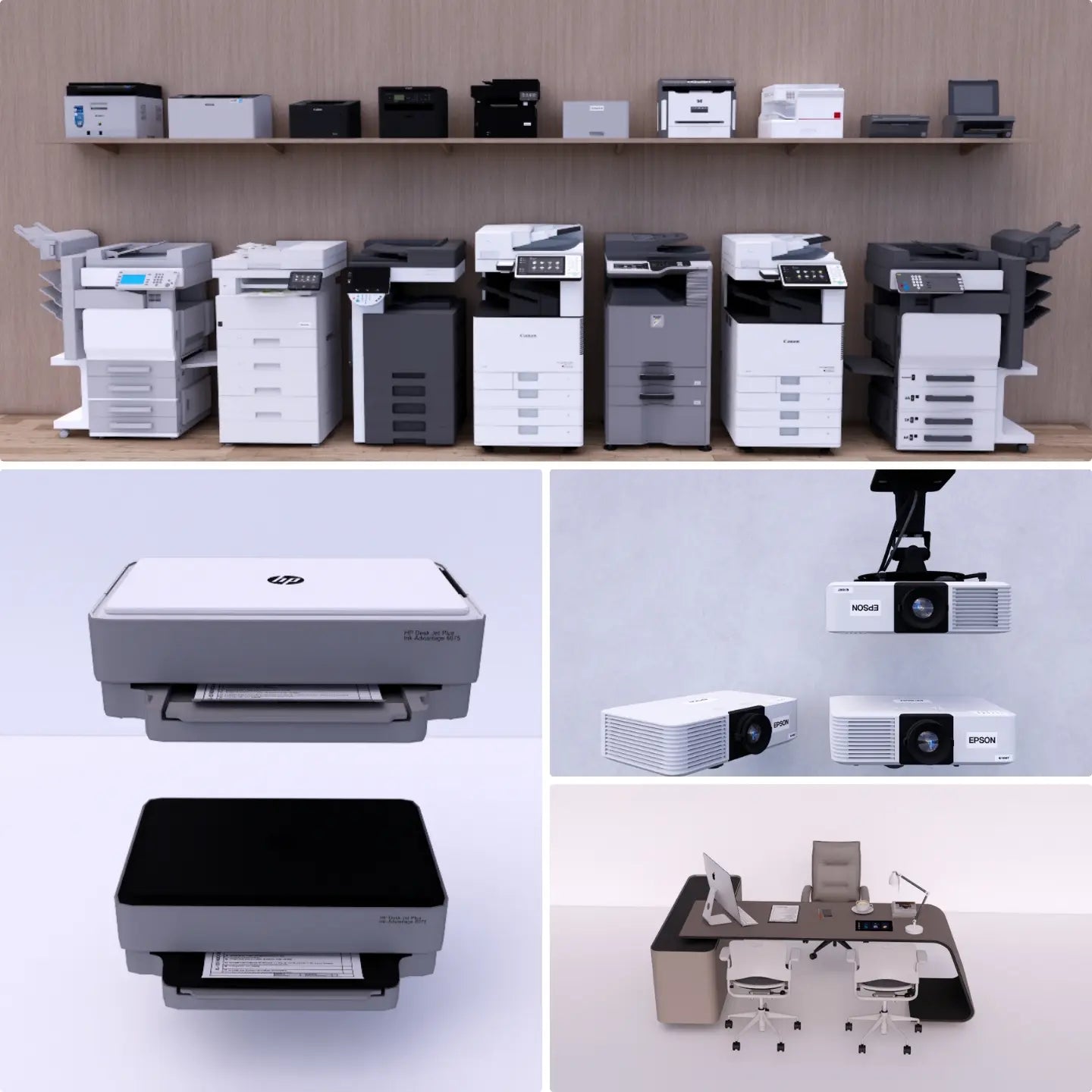 1,800+ SketchUp Office Furniture & Equipment Models