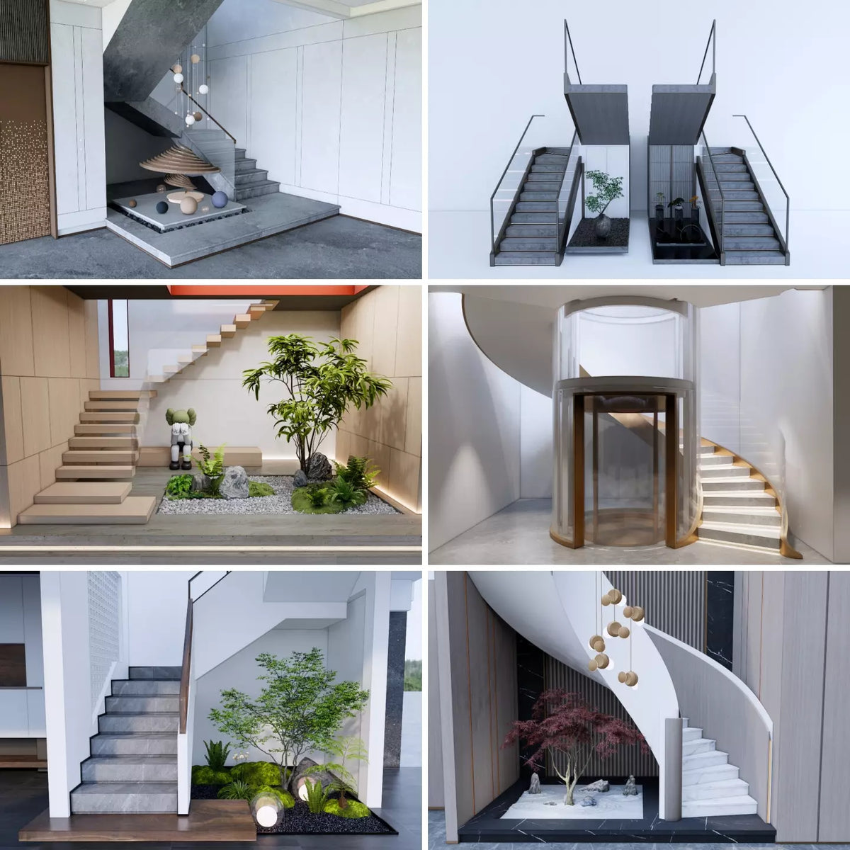 1000+ SketchUp Staircase Models