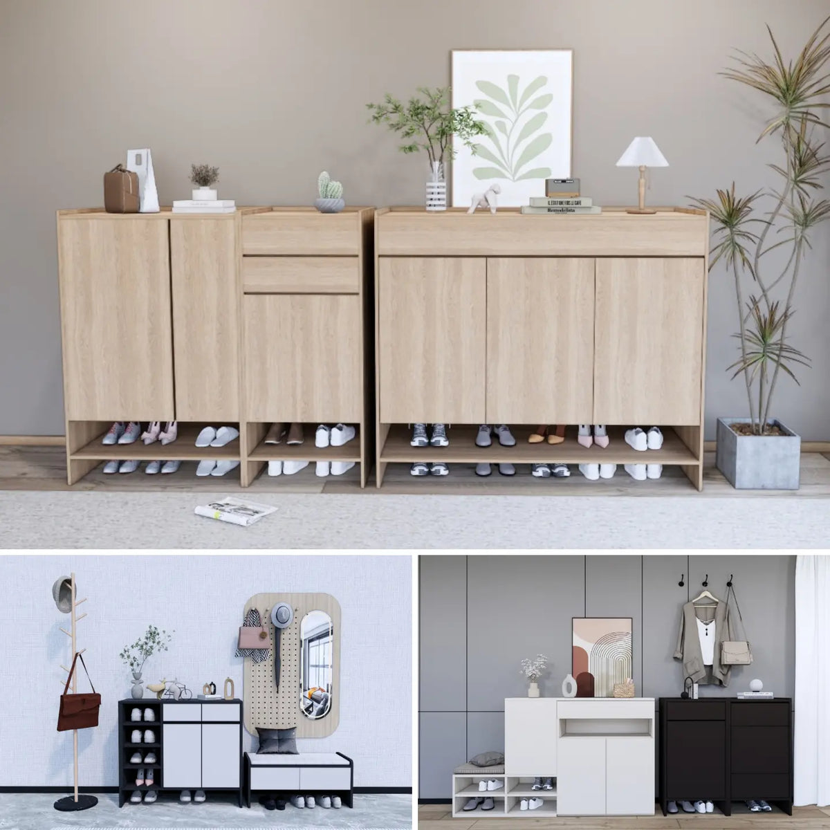400 SketchUp Shoe Cabinet Models