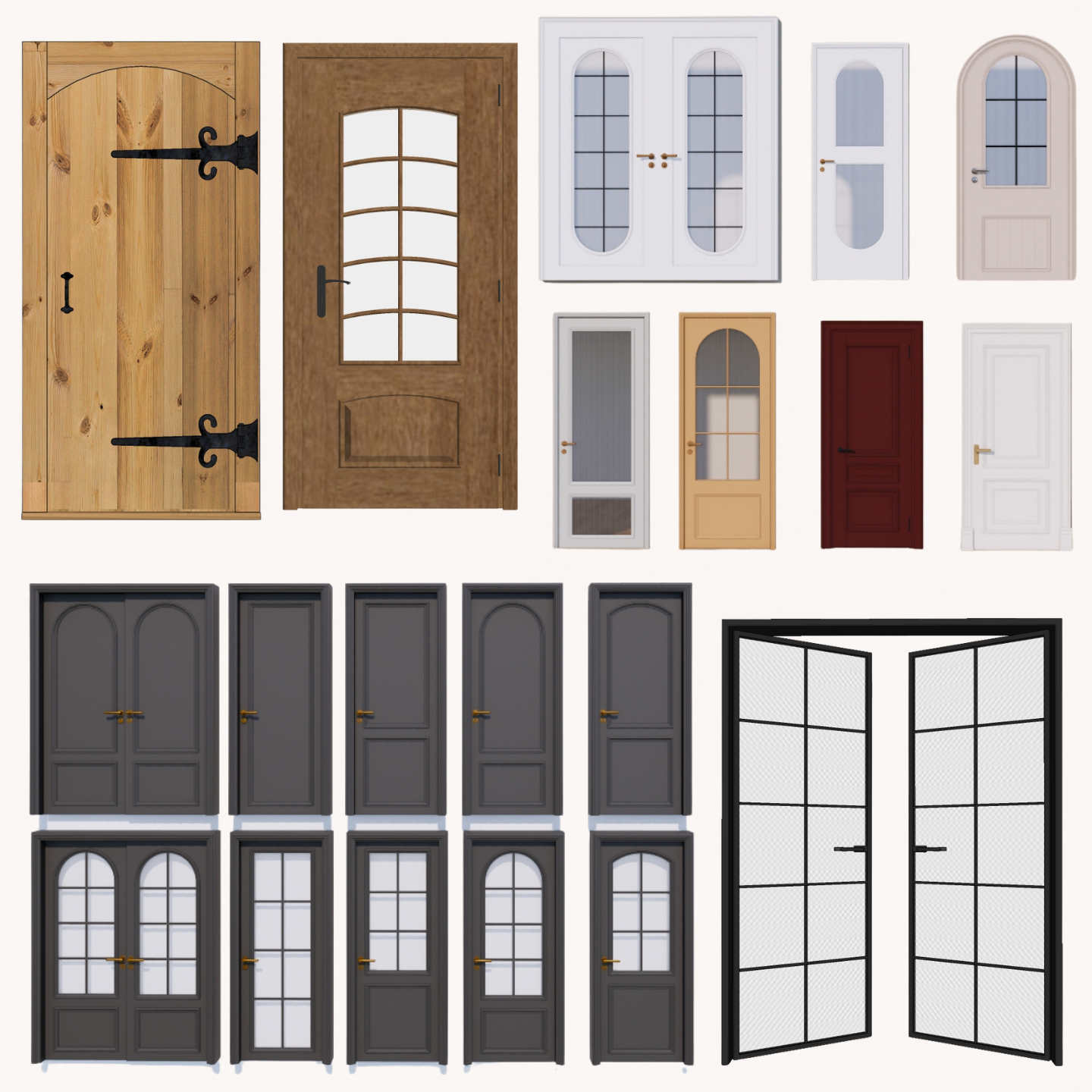 3,200+ SketchUp Door Models