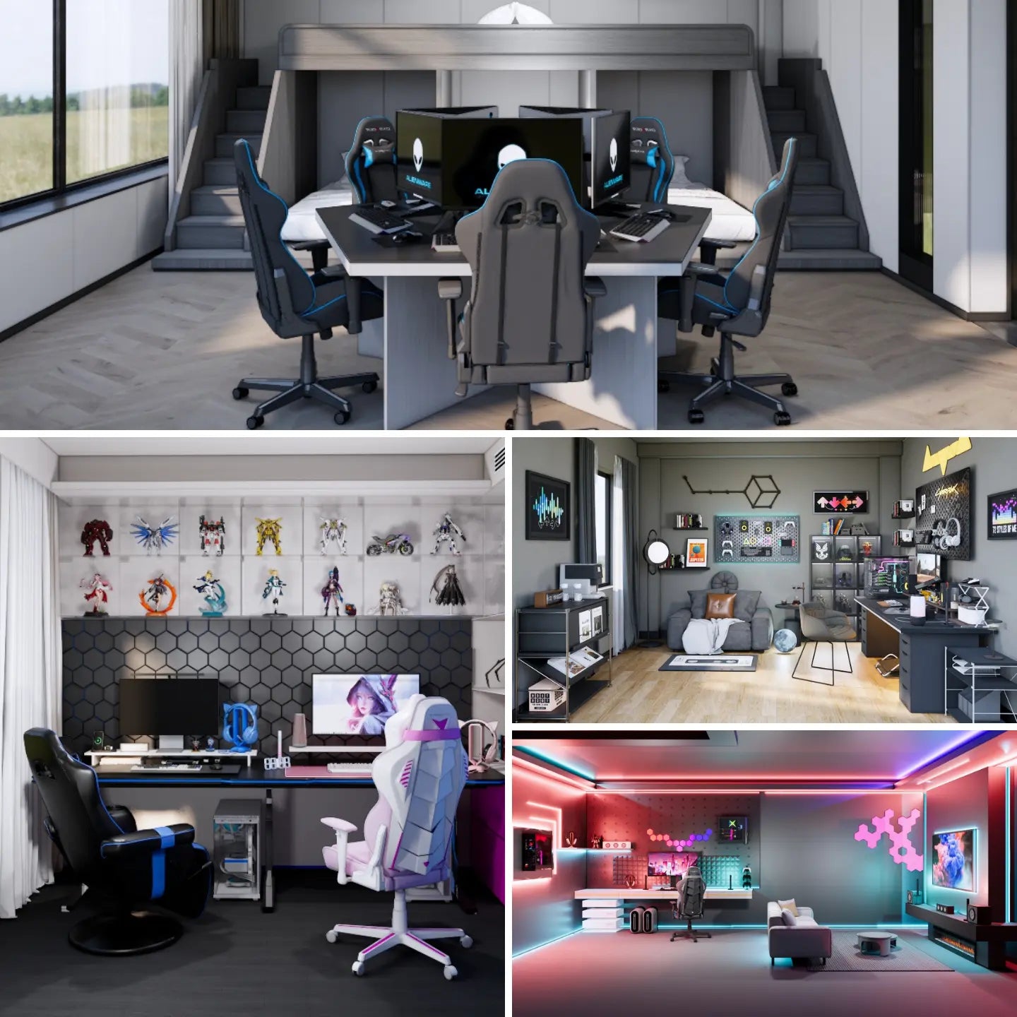 100+ SketchUp Gaming Room Models