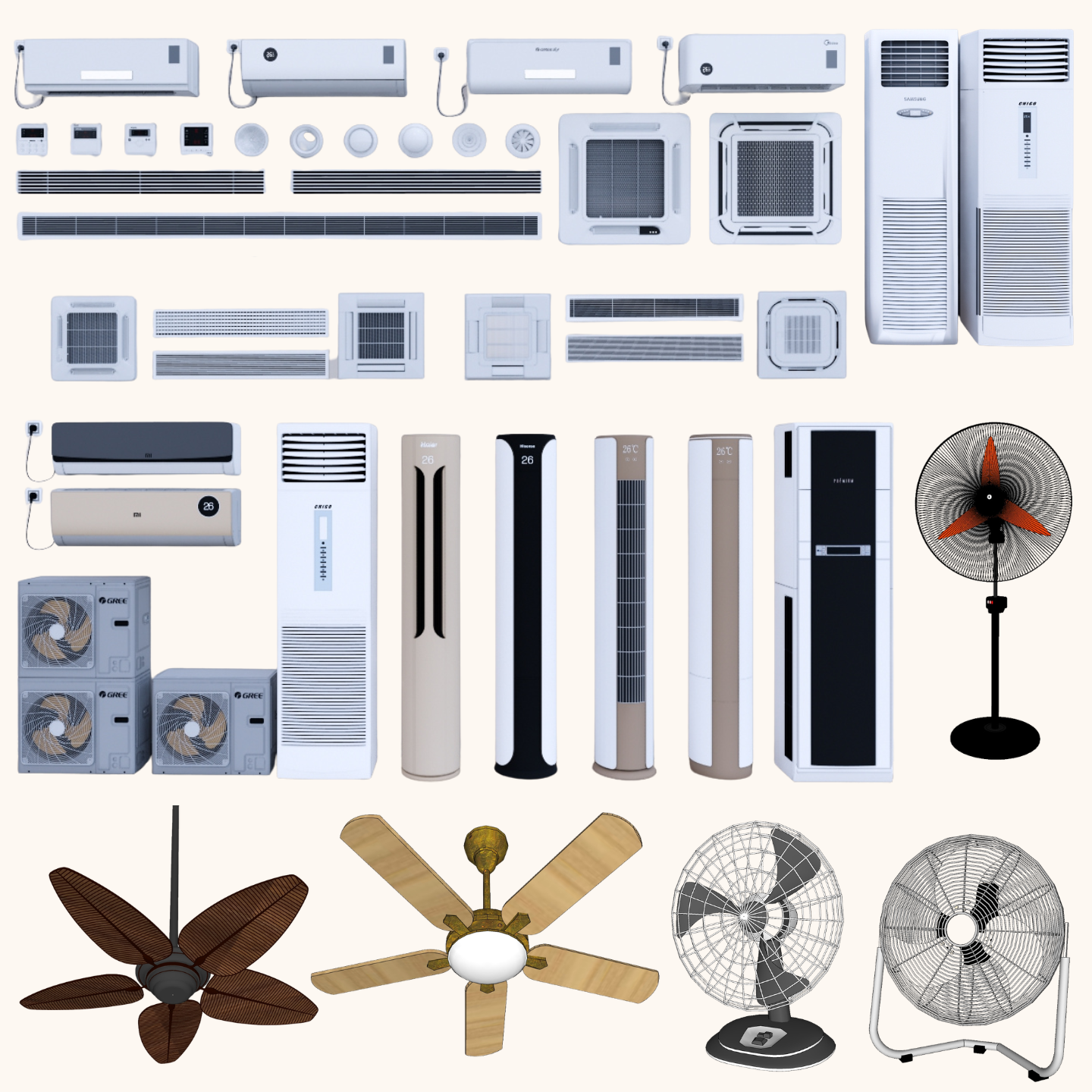 2,000+ SketchUp Home Appliance Models