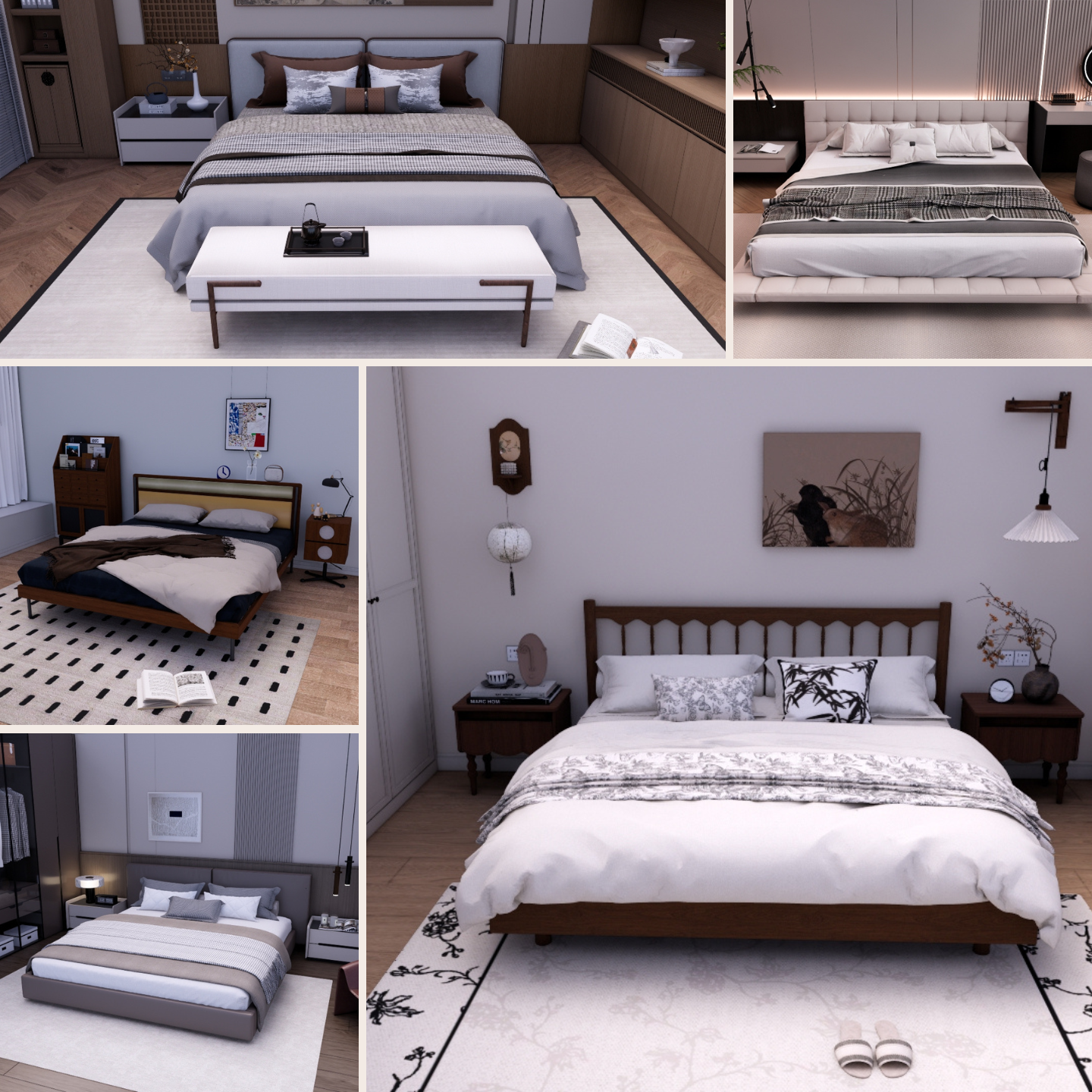 500+ SketchUp Bed Models