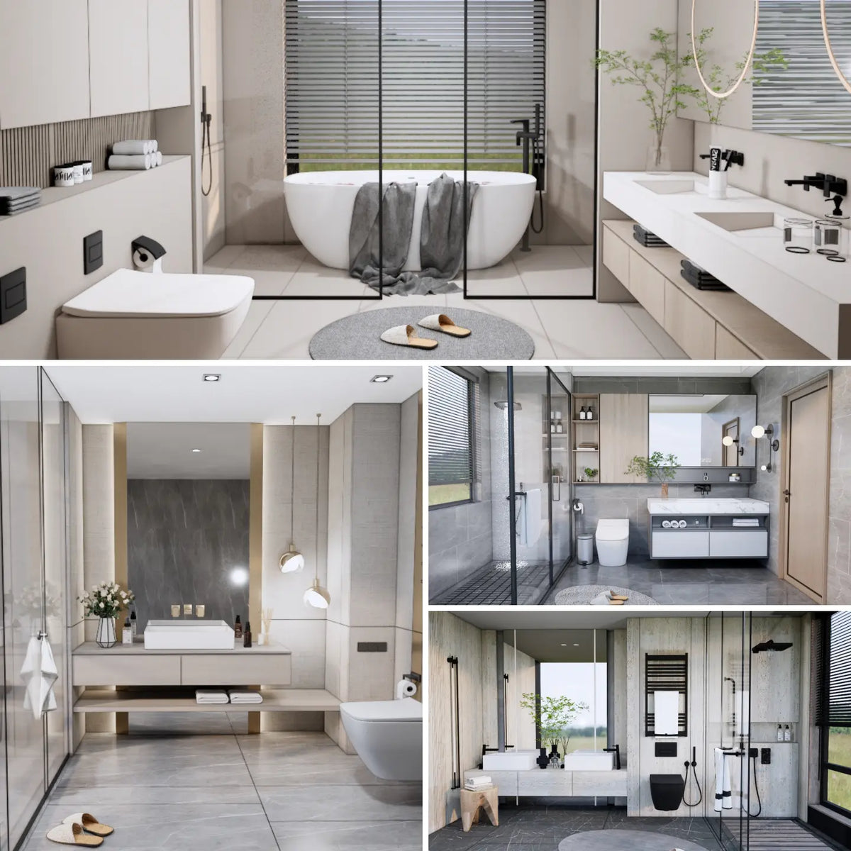 260 SketchUp Bathroom Interior Models