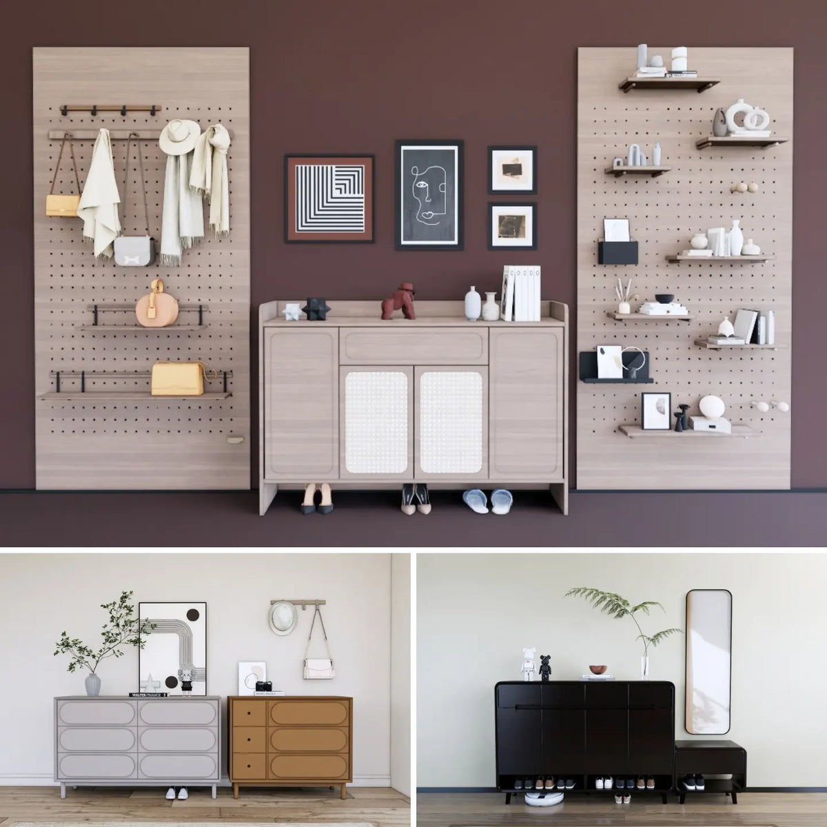 400 SketchUp Shoe Cabinet Models