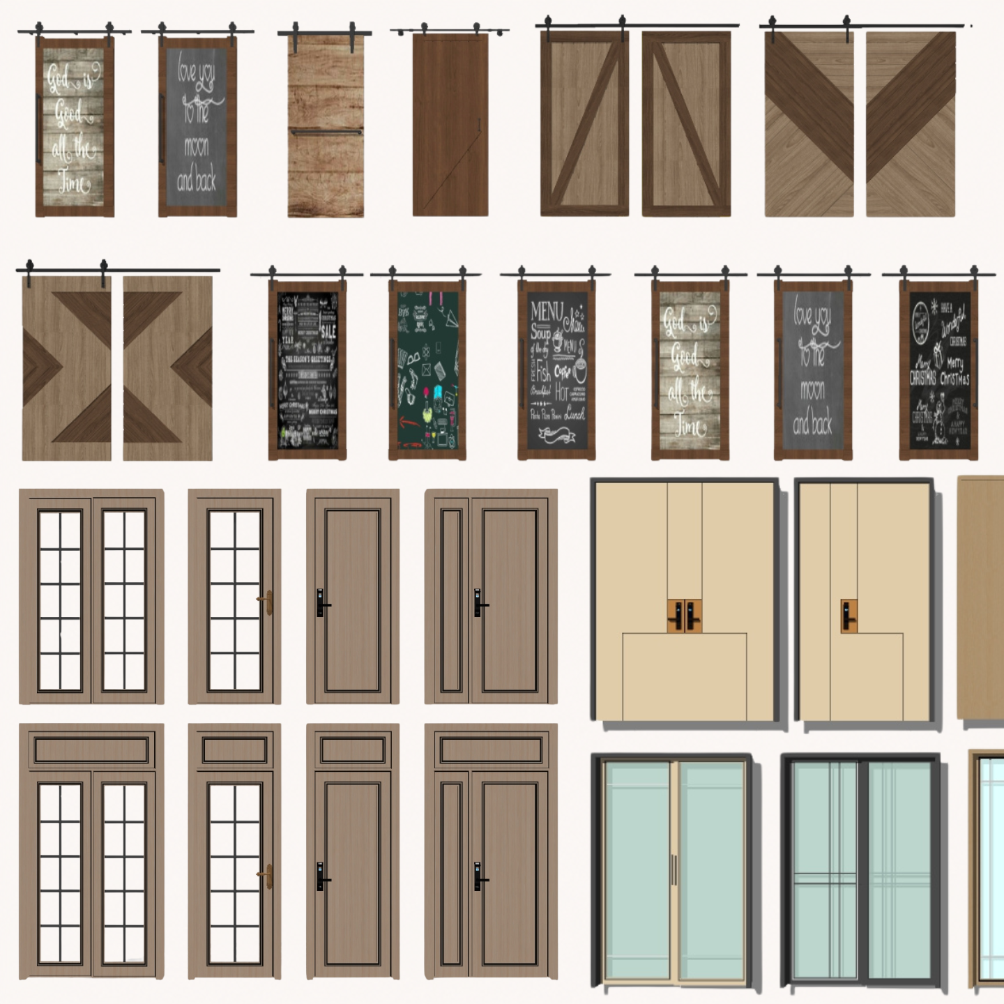 3,200+ SketchUp Door Models