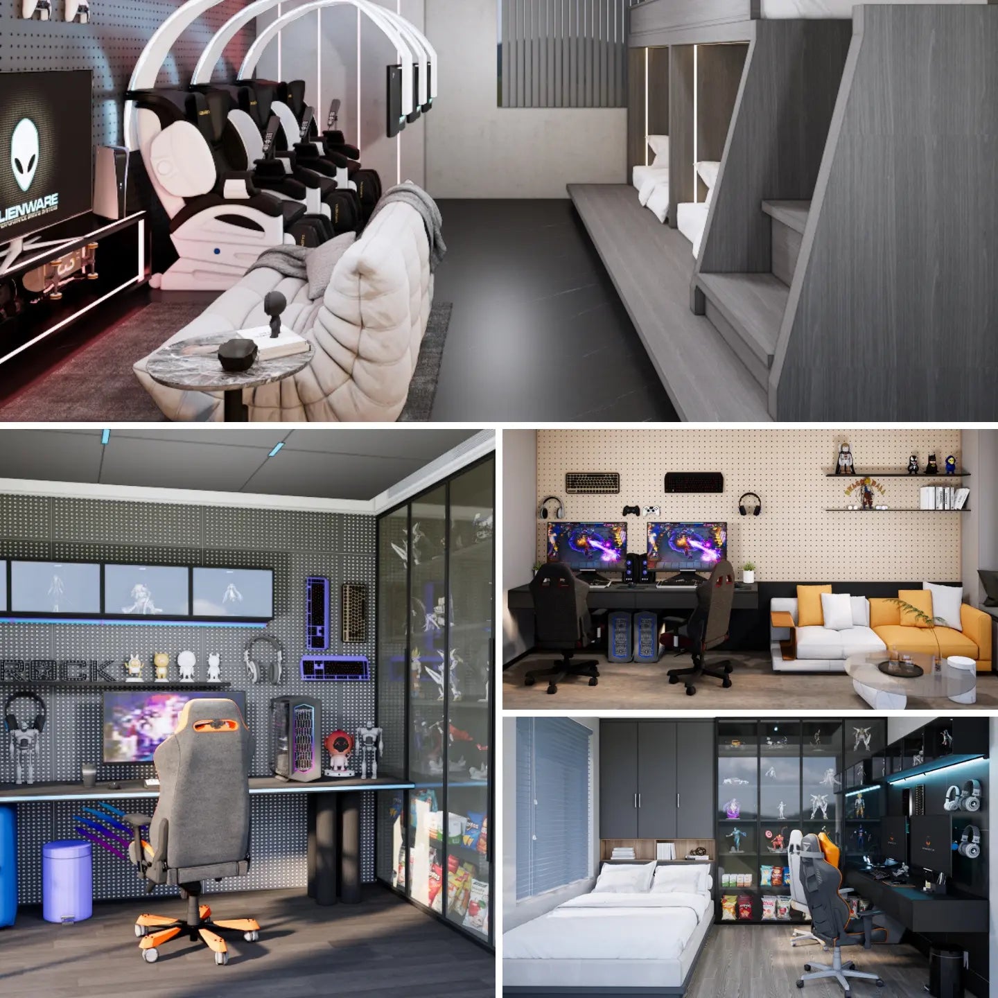 100+ SketchUp Gaming Room Models