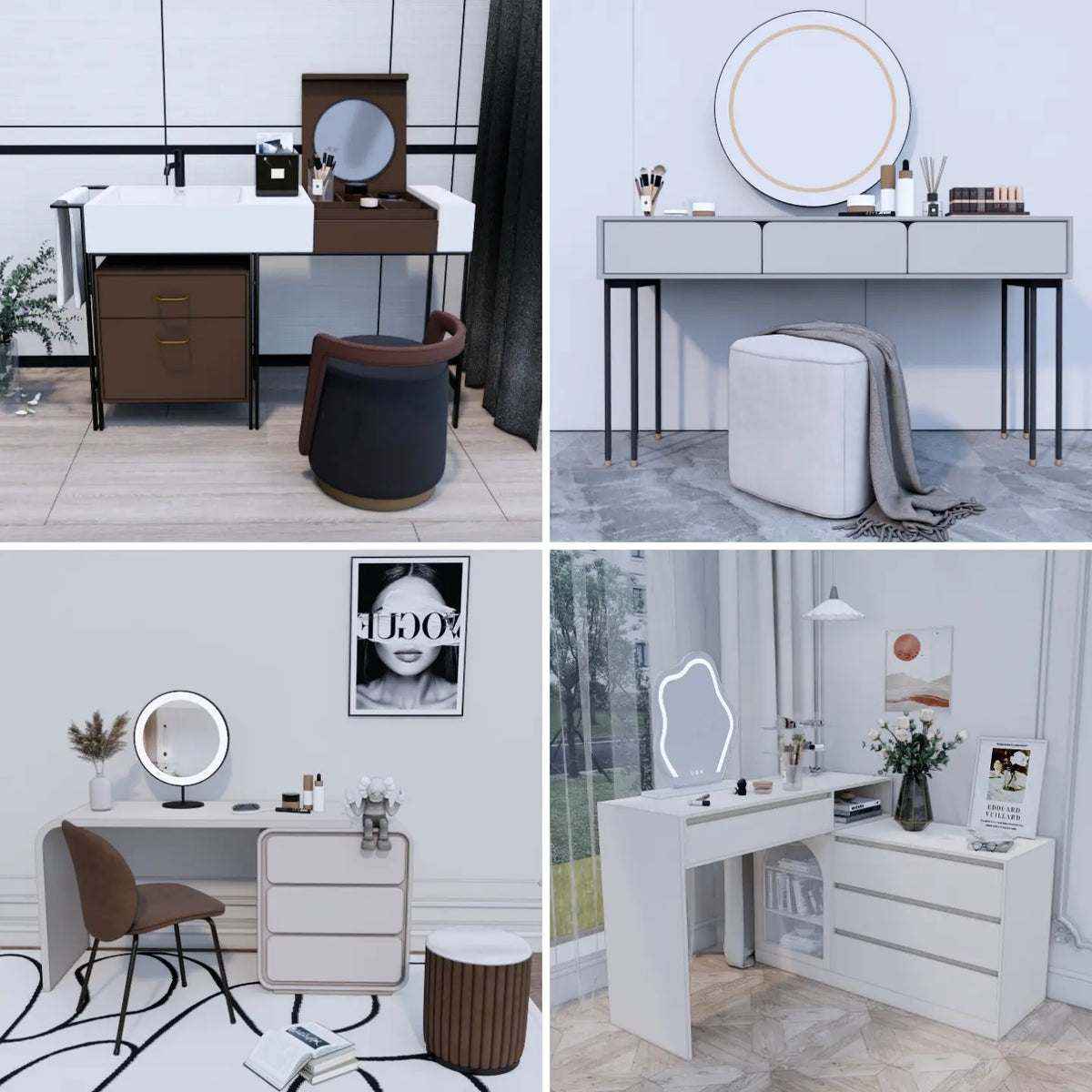132 SketchUp Dressing Table Models