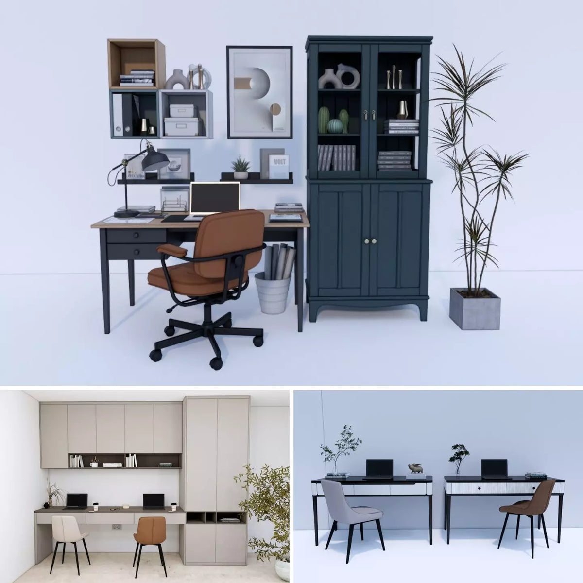 277 SketchUp Desk Models