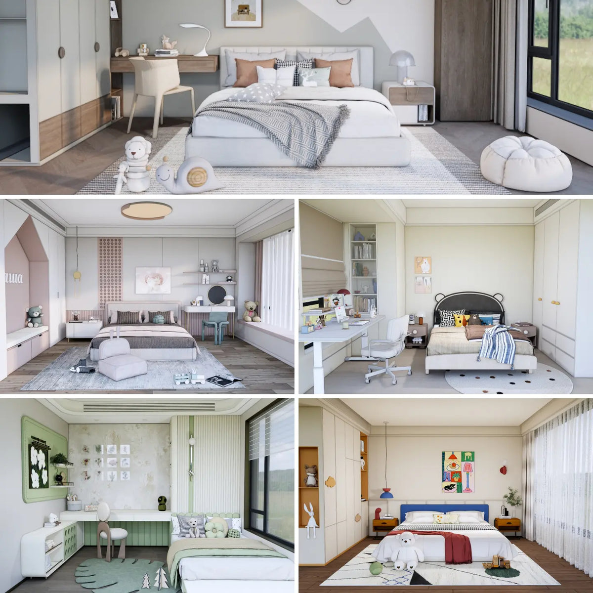 191 SketchUp Kids' Room Models