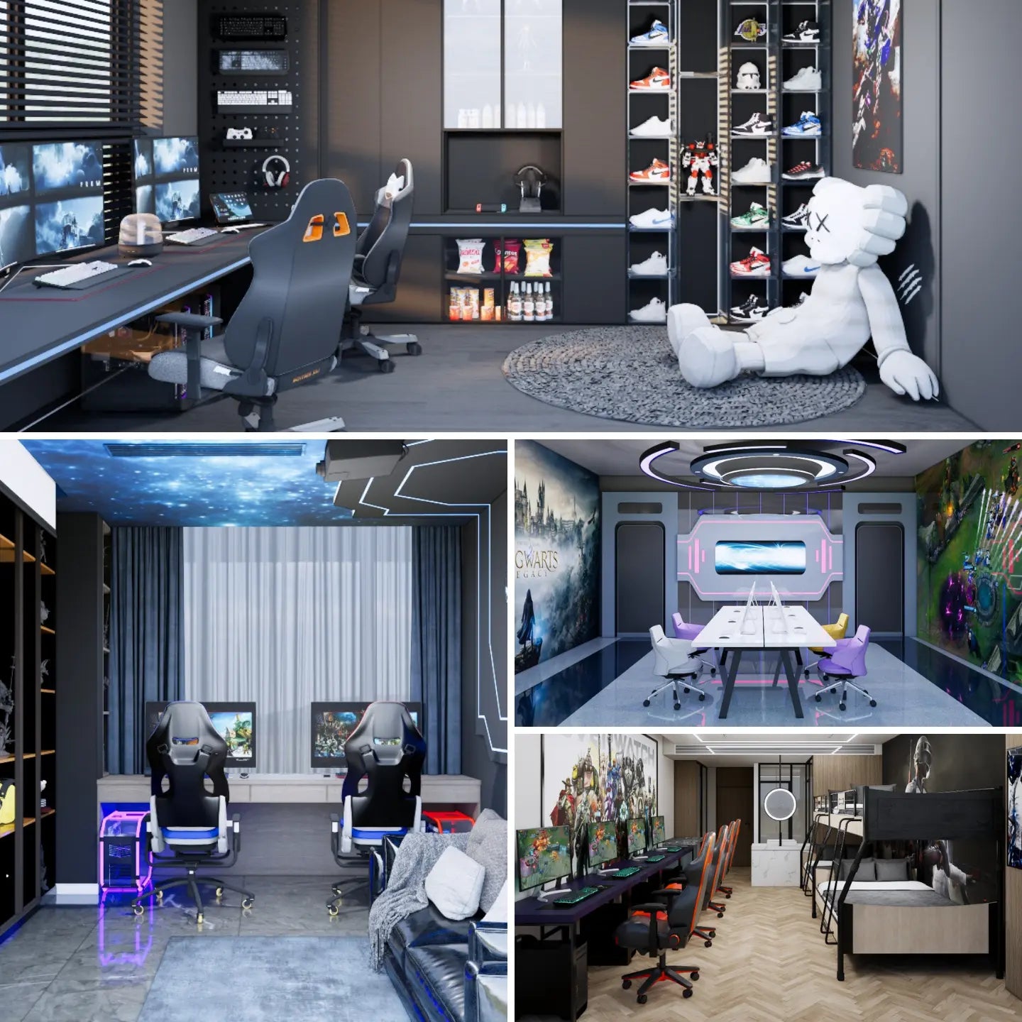 100+ SketchUp Gaming Room Models