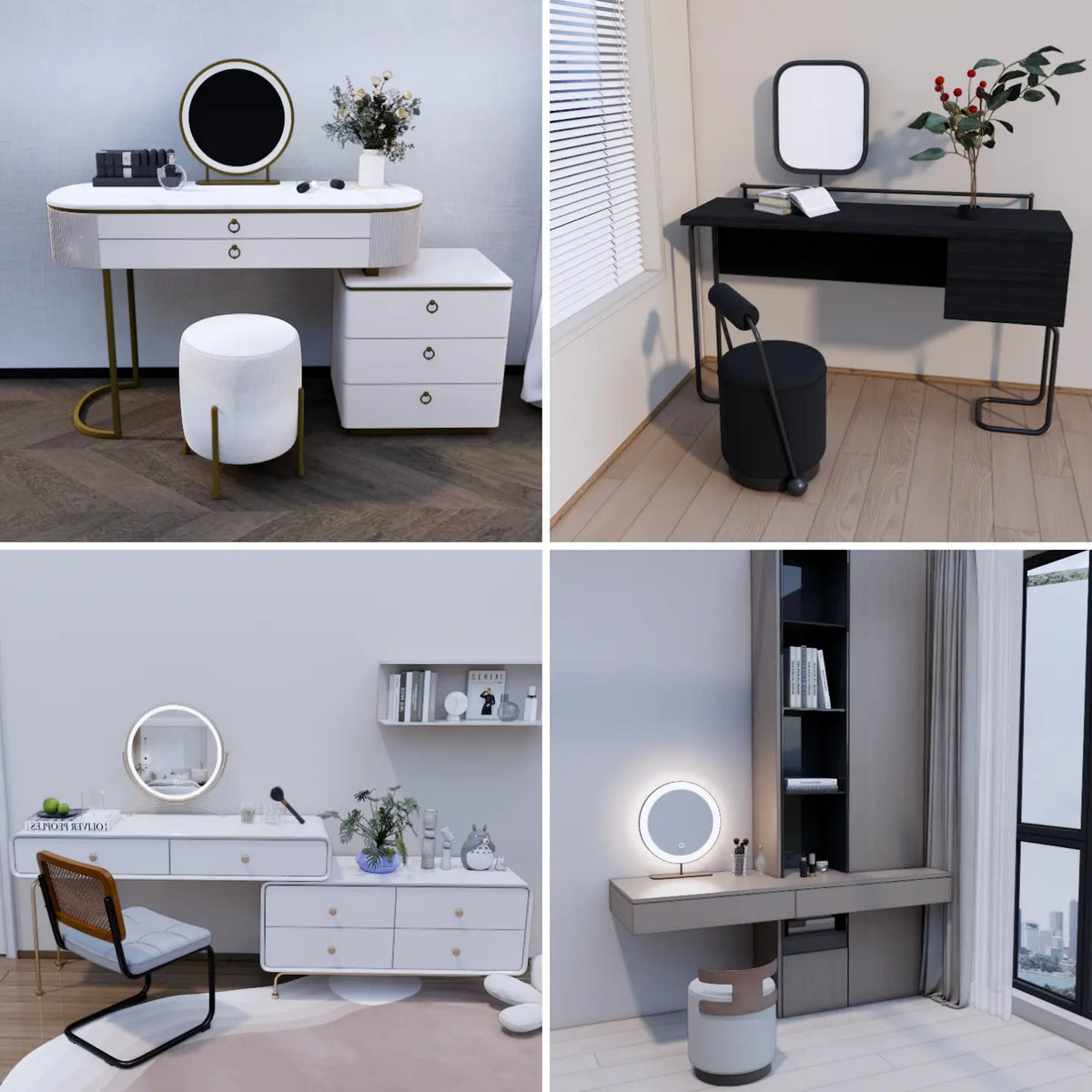 132 SketchUp Dressing Table Models