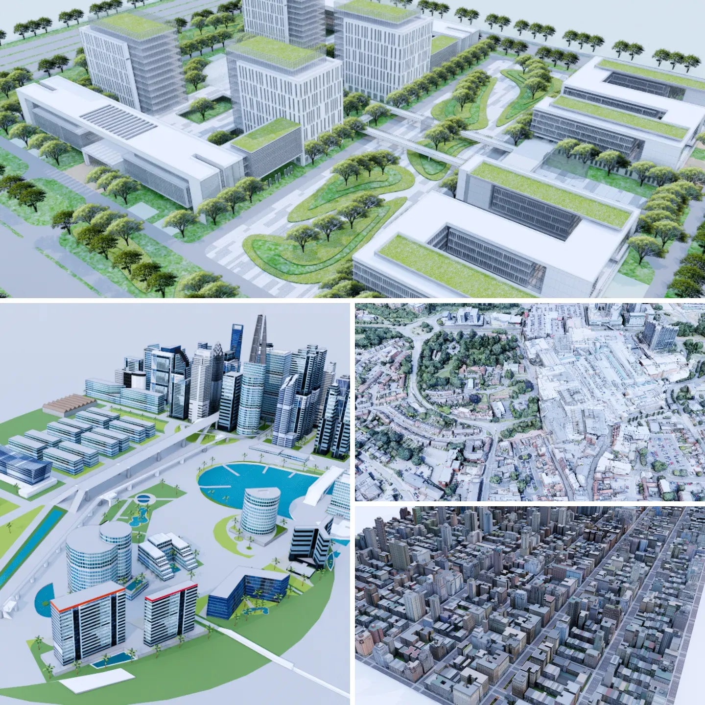 190 SketchUp Building & Urban Context Models
