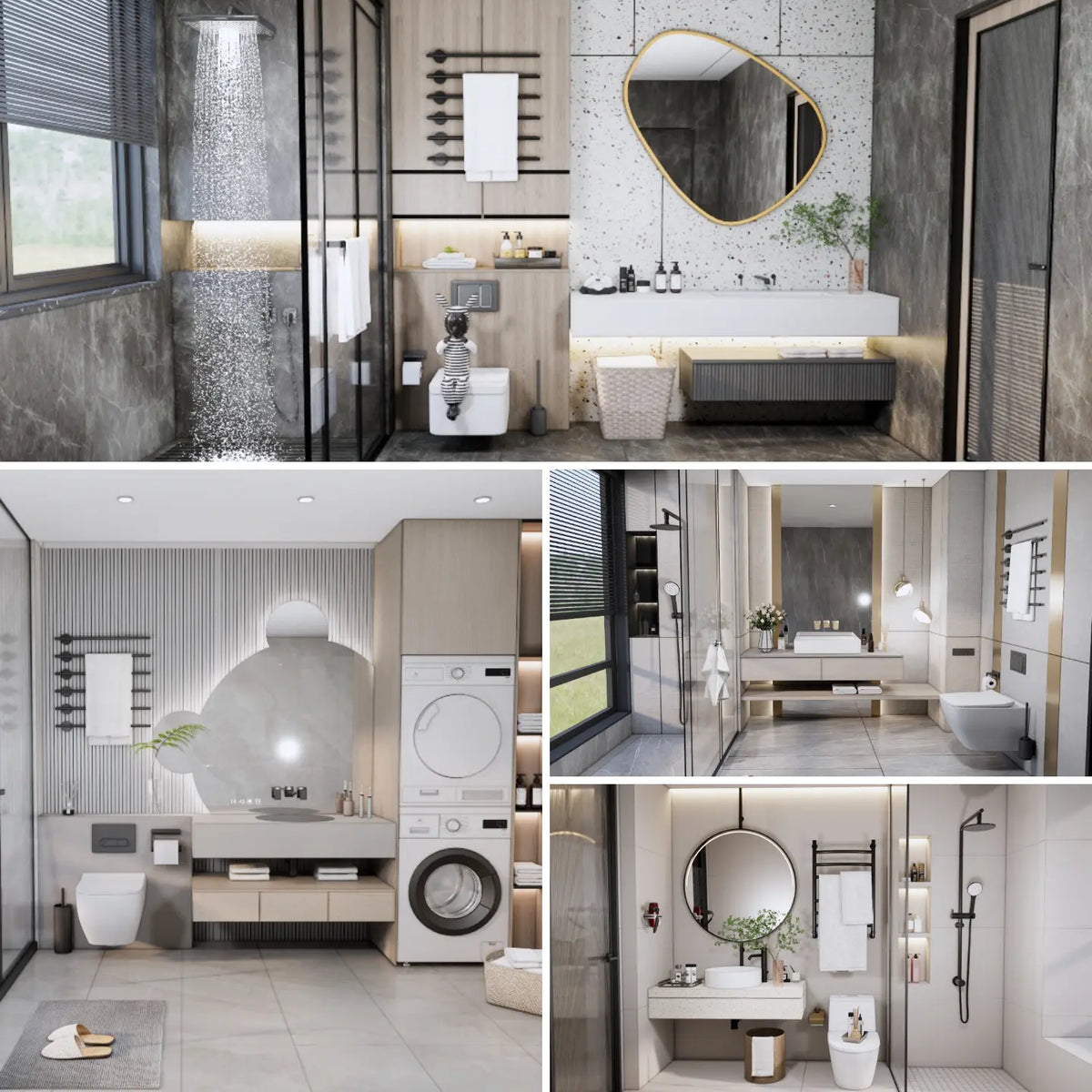 260 SketchUp Bathroom Interior Models
