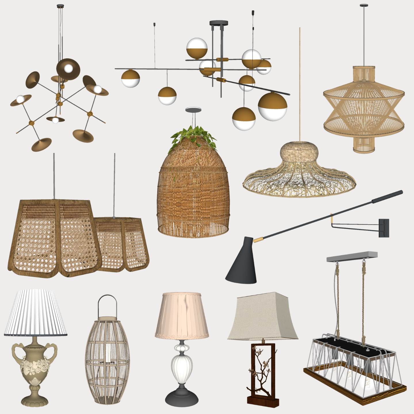 3,000+ SketchUp Lighting Models