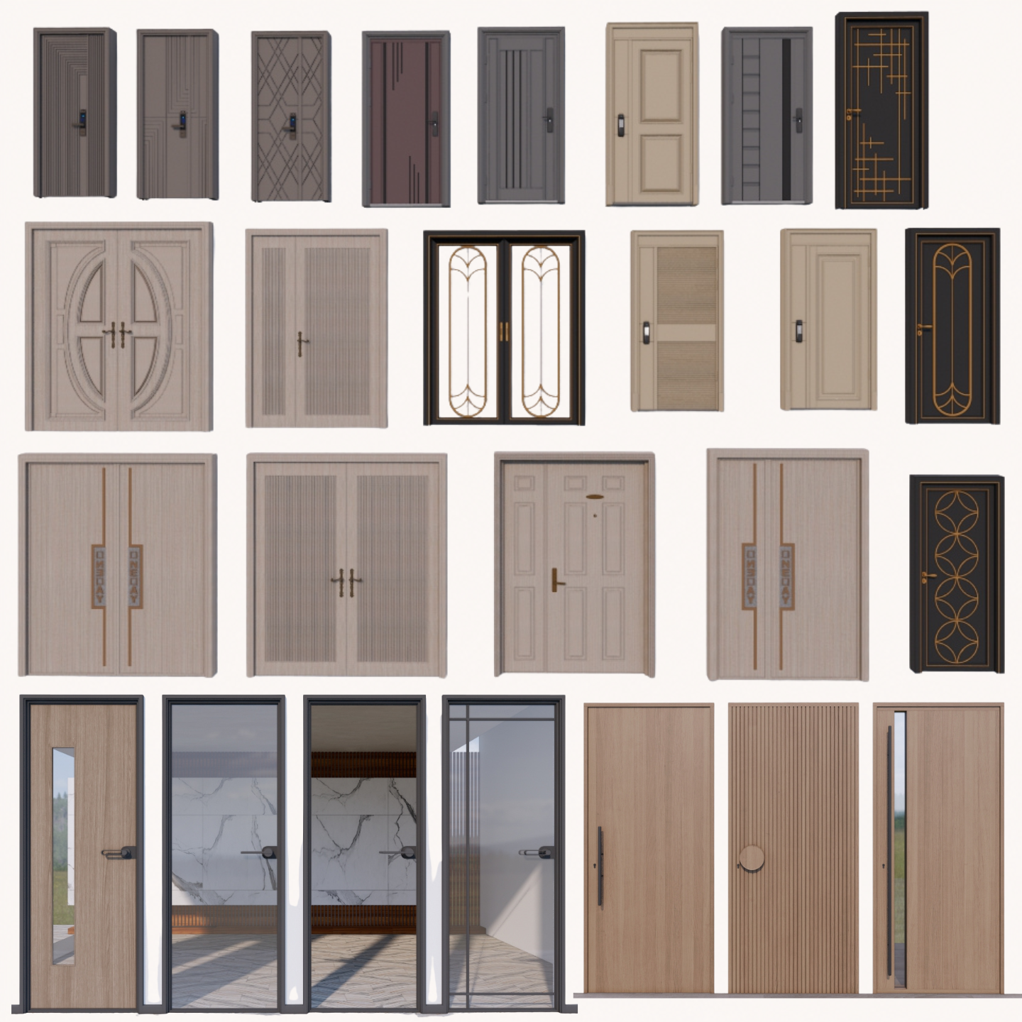 3,200+ SketchUp Door Models