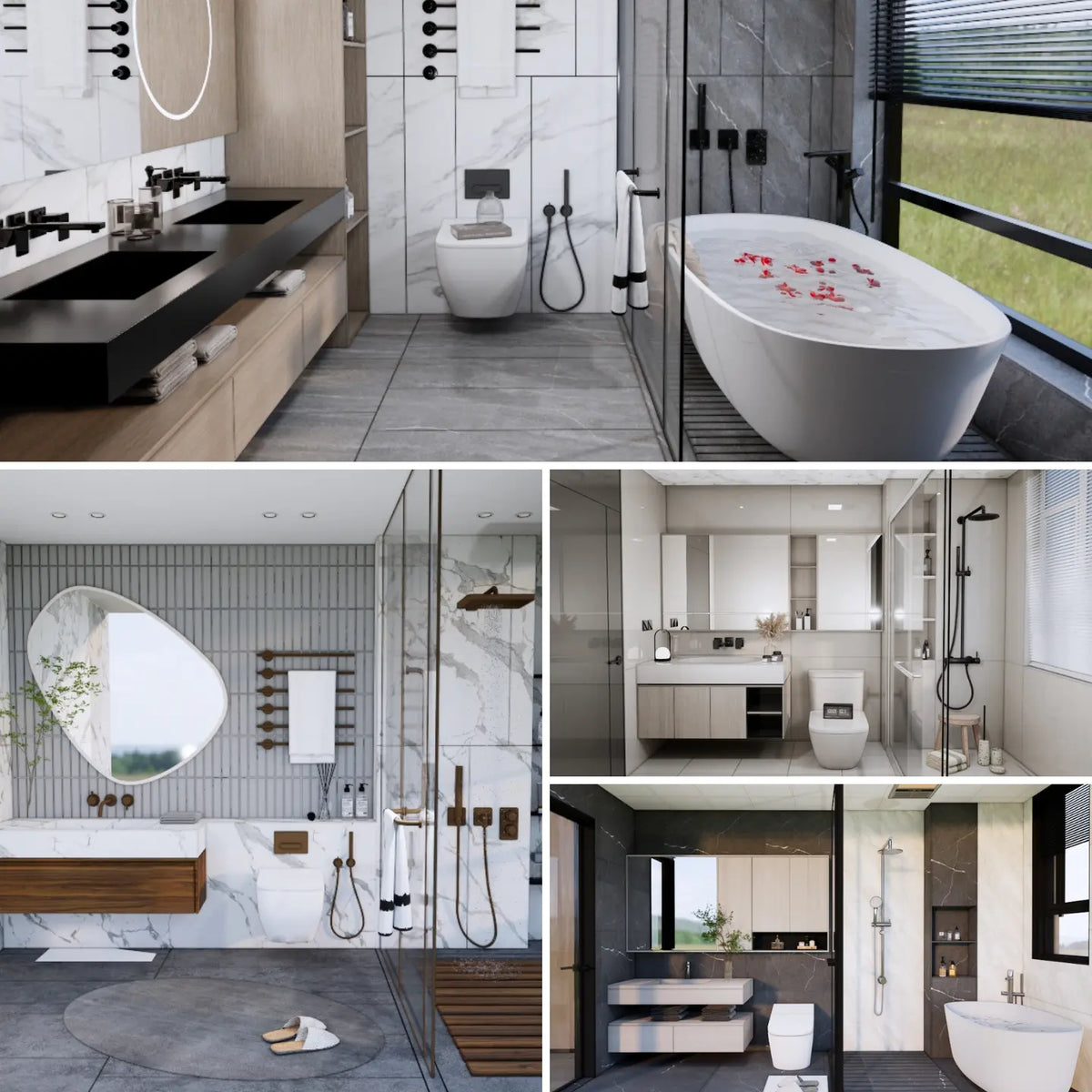260 SketchUp Bathroom Interior Models