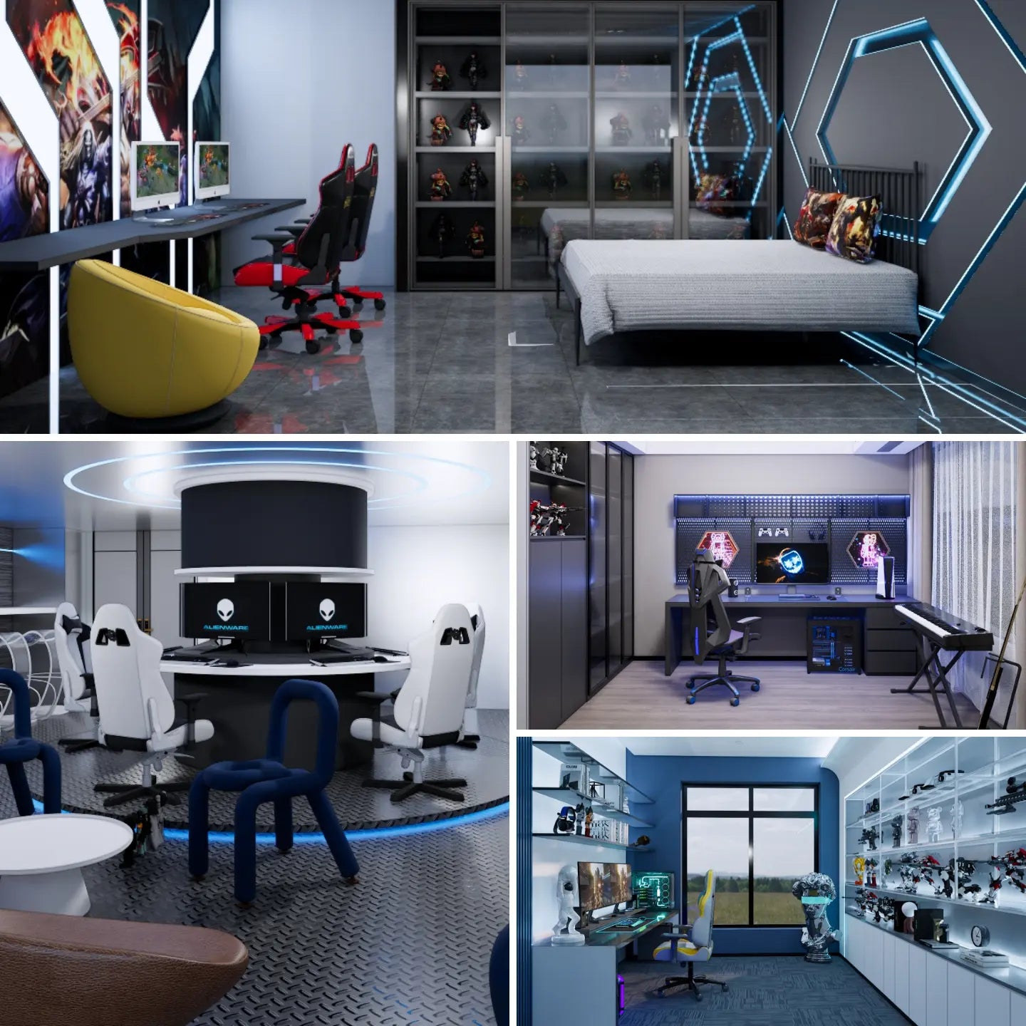 100+ SketchUp Gaming Room Models