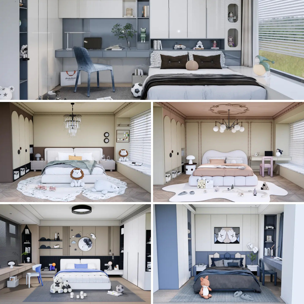 191 SketchUp Kids' Room Models