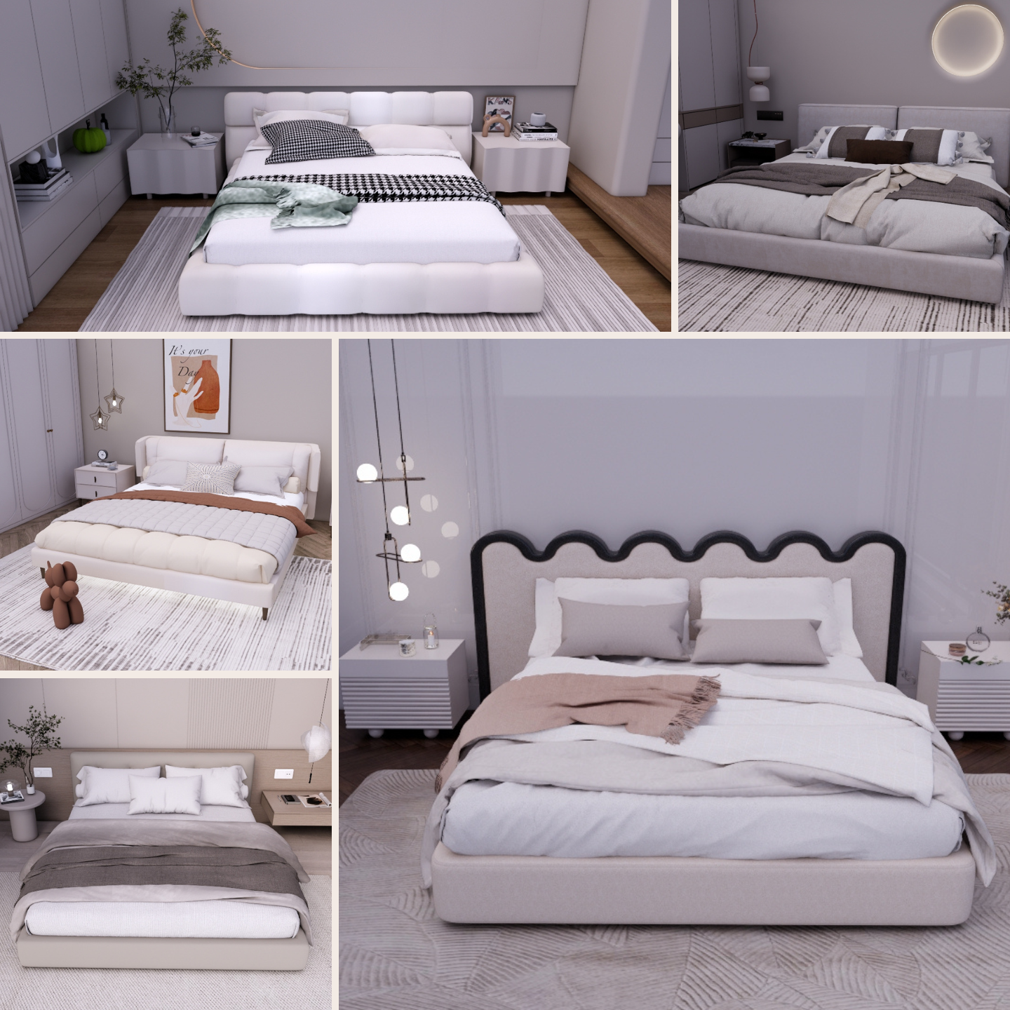 500+ SketchUp Bed Models
