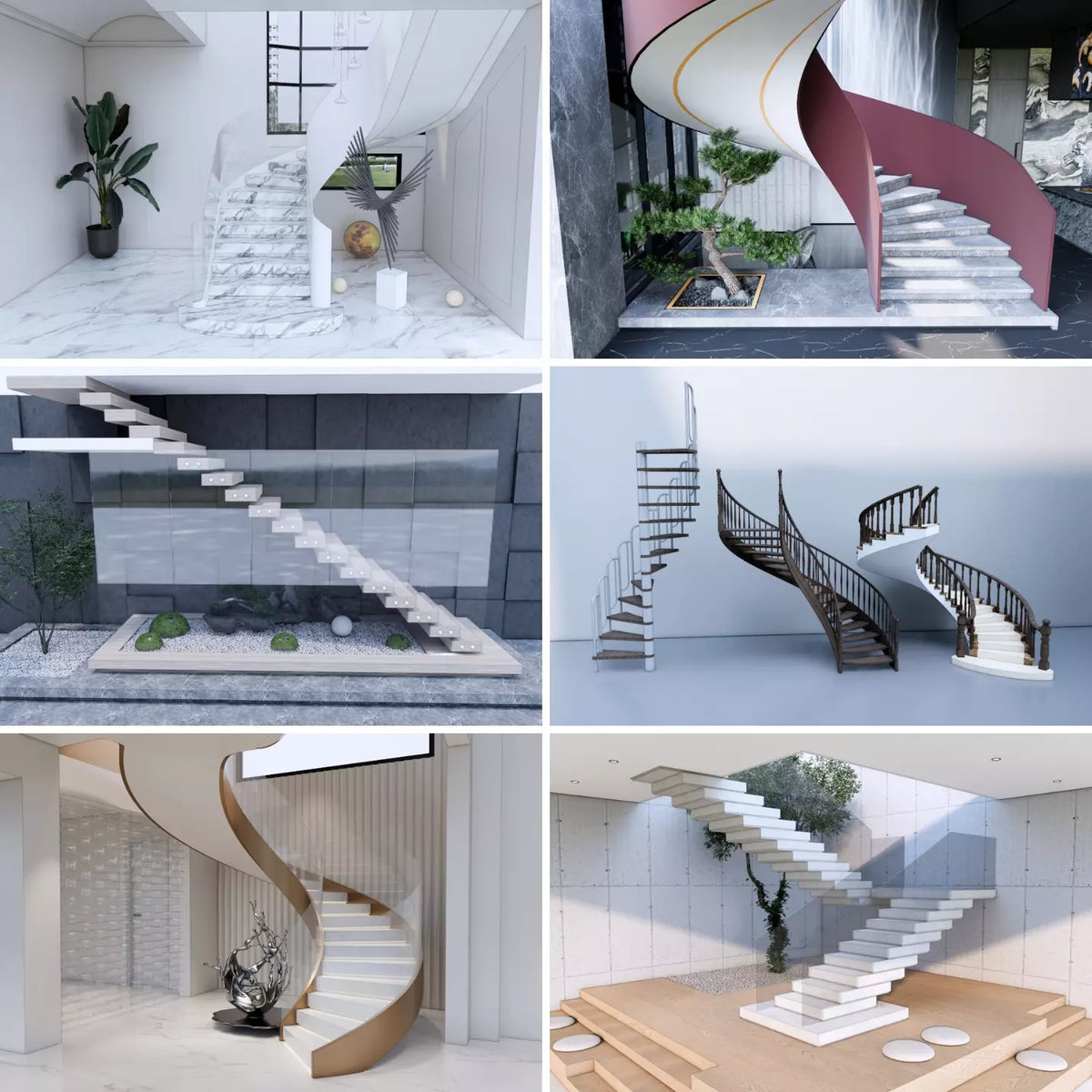 1000+ SketchUp Staircase Models