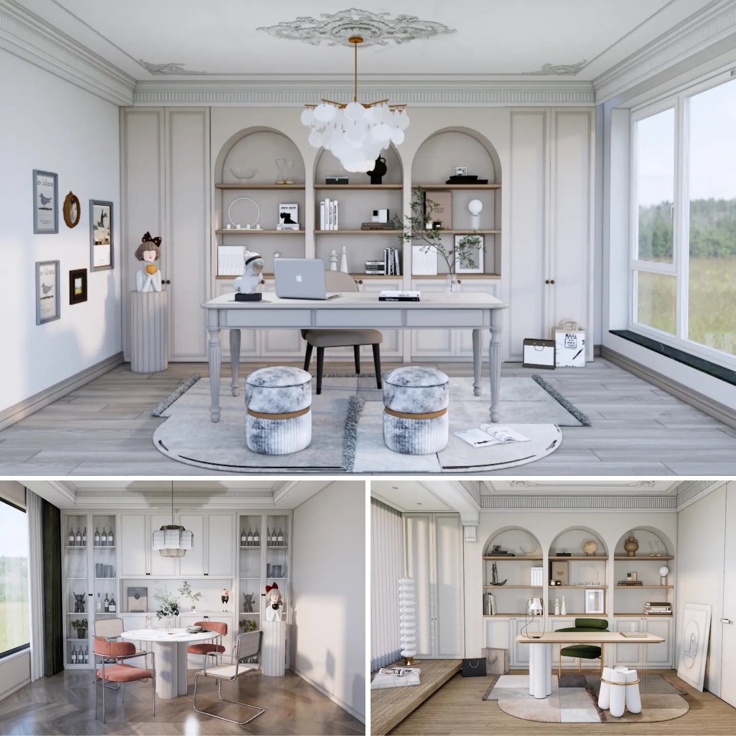 1,100+ SketchUp Modern Classic Interior Models