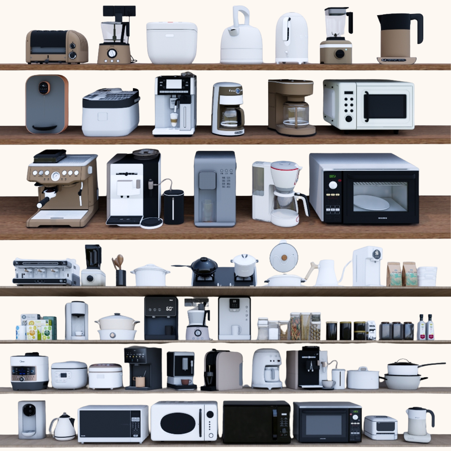 2,000+ SketchUp Home Appliance Models